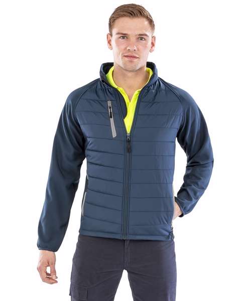 Compass padded softshell jacket