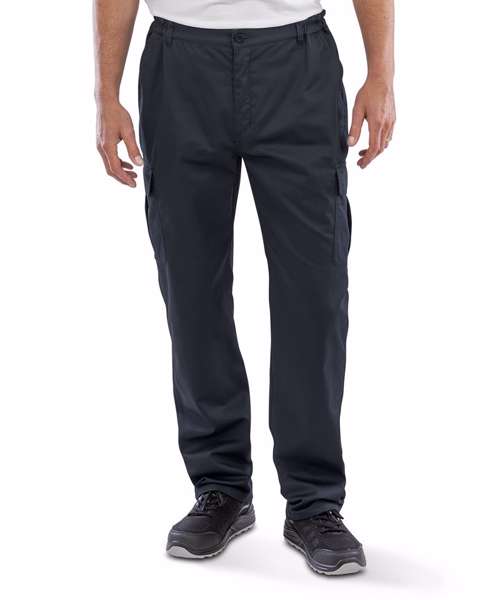 Recycled work-guard utility trousers