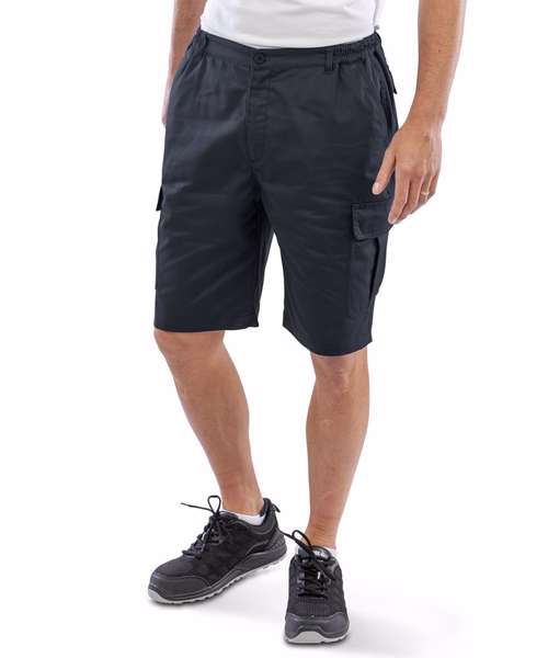 Recycled work-guard utility shorts