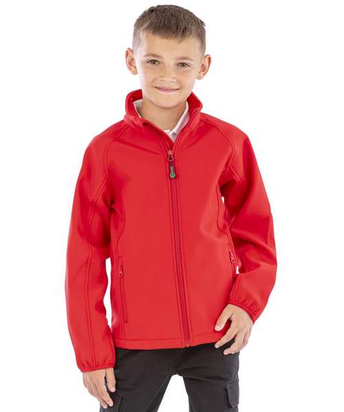 Recycled 2-layer printable junior softshell