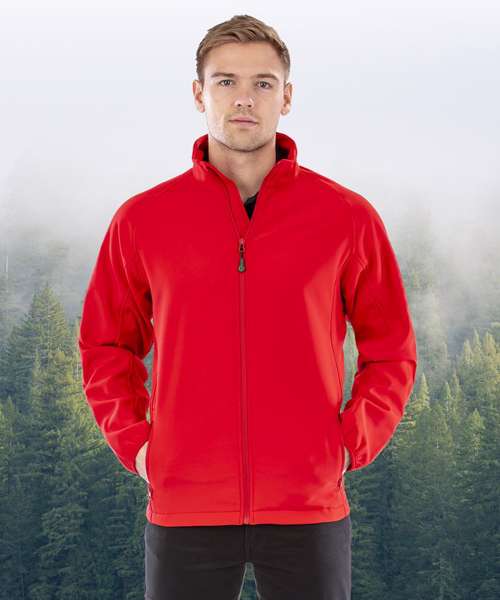 Men's recycled 2-layer printable softshell jacket