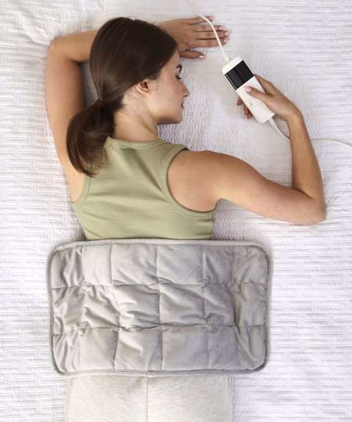 Electric weighted heat pad