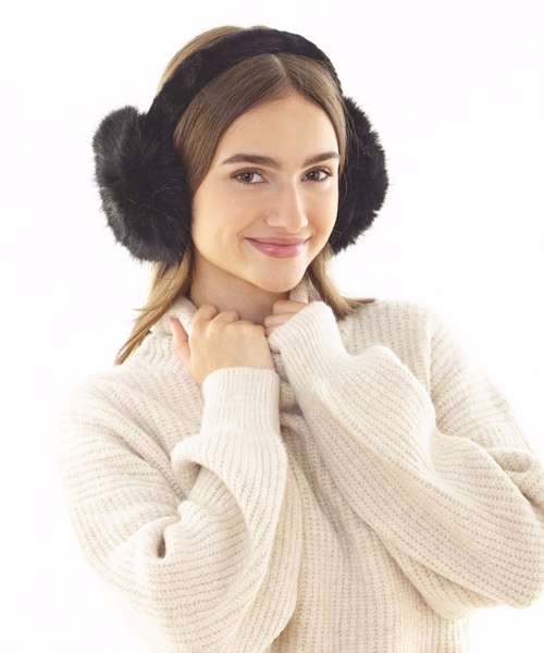 Luxury fur ear muffs