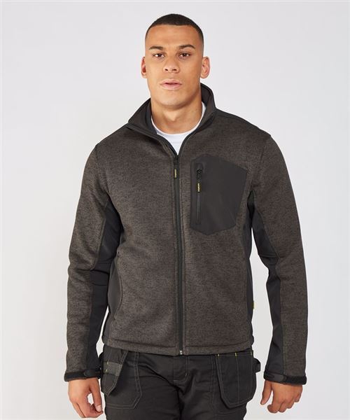 Brady zip-through knitted fleece