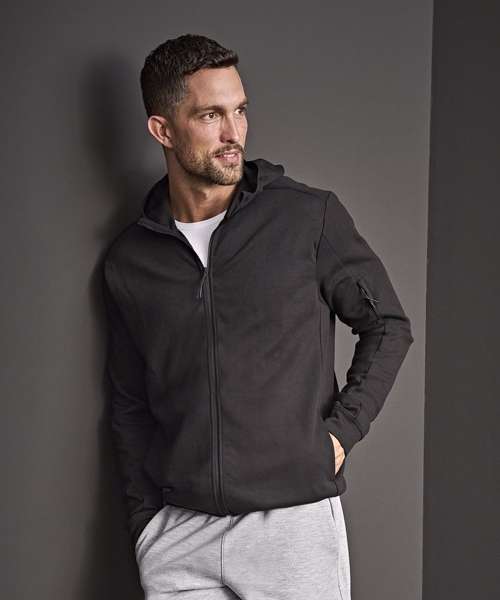 Athletic hooded full-zip sweatshirt (5706)
