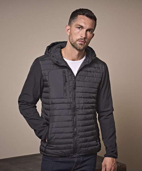 Hooded crossover jacket (9628)